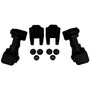 Crown Automotive 55395653K2 Hood Latch Assembly Left & Right Upper & Lower - Fits 2007-2018 Jeep JK Wrangler, Black Plastic