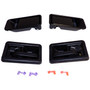Crown Automotive 55176548MK Interior and Exterior Door Handle Set Left & Right Inner & Outer - Fits 1997-2006 Jeep TJ Wrangler