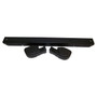 Crown Automotive 5ED16T3XK Front Bumper Kit - Fits 1997-2006 Jeep TJ Wrangler USA (Black w/ End Caps)