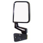 Crown Automotive 82201772 Right Manual Folding Door Mirror - Fits 1987-2006 Jeep YJ/TJ Wrangler (Black, Upper Door)