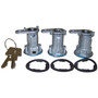 Crown Automotive 8122874K3 Door Lock Kit Front & Rear Left & Right - Fits 1987-1990 Jeep YJ Wrangler