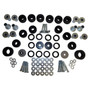 Crown Automotive 5462446MK for 1979-1986 Jeep CJ-5, CJ-7 & CJ-8 Scrambler Steel Body Body Mount Master Kit, Direct OE Replacement