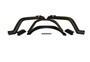Crown Automotive 5AHK 4-Piece Fender Flare Kit for 1987-1995 Jeep YJ Wrangler, Except Renegade, All 4 Flares + Hardware