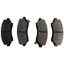Crown Automotive 68003701AA Brake Pad Set Front Left & Right - Fits 2007-2018 Jeep JF Fiat Freemont
