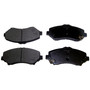 Crown Automotive 68003701AA Brake Pad Set Front Left & Right - Fits 2007-2018 Jeep JF Fiat Freemont