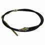 Crown Automotive J0999978 Front Parking Brake Cable for 1972-1975 Jeep CJ-5, 68" Long, Plastic, Steel and Rubber Construction