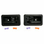 Crown Automotive 55176476K Interior Door Handle Kit for 1982-2006 Jeep CJ-7, CJ-8, YJ & TJ Wrangler Full or Half Doors