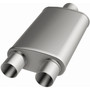 MagnaFlow Oval Straight-Through Muffler 12298 3in Center/Dual