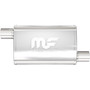 MagnaFlow Oval Straight-Through Muffler 11266 2.5in Offset/Offset