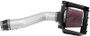 K&N 77-2585KS Typhoon Cold Air Intake System for 2011-2014 Ford F-150 - Silver Tube, Red Filter, 11.91 HP Gain, CARB Legal