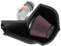 K&N 77-2592KS Typhoon Cold Air Intake System for 2015-2018 Ford Edge - Silver Aluminum Tube, Red Cotton Filter, 15.3 HP Gain, 50-State Legal