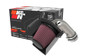 K&N 77-2618KC Typhoon Cold Air Intake System for 2021-2022 Ford E-350 E-450 Super Duty - Gunmetal Gray Aluminum Tube, Red Cotton Filter, 12.78 HP Gain