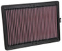 K&N High-Flow Air Filter 33-5075 for 2015-2025 Hyundai Kia Palisade Santa Fe Sorento - Panel Replacement Filter