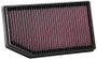 K&N High-Flow Air Filter 33-5076 for 2018-2026 Jeep Gladiator Wrangler - Panel Replacement Filter