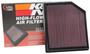 K&N High-Flow Air Filter 33-5077 for 2018-2025 Dodge Durango Jeep Grand Cherokee - Panel Replacement Filter