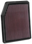 K&N High-Flow Air Filter 33-5083 for 2019-2026 Cadillac Chevrolet GMC Escalade Sierra Silverado - Panel Replacement Filter