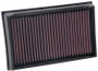 K&N High-Flow Air Filter 33-5084 for 2019-2026 Volkswagen Golf Jetta Taos - Panel Replacement Filter