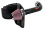 K&N 57-1549 57 Series FIPK Performance Air Intake System for 2005-2010 Jeep Commander, Grand Cherokee - Red Cotton Gauze Filter, Gen II
