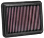 K&N High-Flow Air Filter 33-5087 for 2018-2025 Nissan Kicks Versa - Panel Replacement Filter