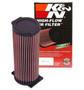 K&N YA-6602 Round Straight Replacement Air Filter for 2002-2013 Yamaha Raptor Grizzly - Includes Grease & Gasket