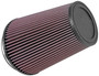 K&N RU-2805XD Universal Clamp-On Air Filter - Tapered Conical, Cotton Gauze, 6.5" OD x 8" H