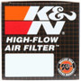K&N RD-0720 Universal Clamp-On Round Straight Air Filter