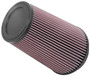 K&N RU-2815 Universal Clamp-On Air Filter - Round Tapered, Cotton Gauze, 6.5" OD x 8.75" H