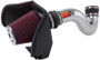 K&N 77-3050KP Typhoon Cold Air Intake System for 2005-2007 Cadillac Chevrolet GMC Avalanche Escalade Sierra Silverado Tahoe Yukon - Bright Mirrored Tube, Red Filter, 8.42 HP Gain