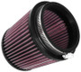 K&N RU-3600 Universal Clamp-On Air Filter - Round Tapered, Cotton Gauze, 5.375" OD x 5" H