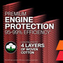 K&N E-1080 Round Replacement Air Filter for Classic Vehicles