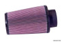 K&N RE-0920 Red Round Tapered Universal Clamp-On Air Filter