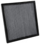 K&N VF3017 Washable Cabin Air Filter for 2010-2015 Chevrolet Camaro