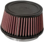 K&N RU-3110 Universal Clamp-On Air Filter - Round Tapered, Cotton Gauze, 5.875" OD x 3.25" H