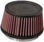 K&N RU-3110 Universal Clamp-On Air Filter - Round Tapered, Cotton Gauze, 5.875" OD x 3.25" H