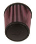 K&N RE-0930 Red Round Tapered Universal Clamp-On Air Filter