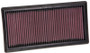 K&N High-Flow Air Filter 33-5101 for 2019-2025 Alfa Romeo Dodge Jeep 500X Compass - Panel Replacement Filter