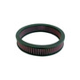 K&N E-1450 Round Replacement Air Filter for 1968-1992 Ford Bronco - Red Cotton Gauze, Lifetime Warranty