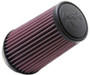 K&N RU-3130 Universal Clamp-On Air Filter - Round Tapered, Cotton Gauze, 4.625" OD x 7" H