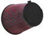 K&N E-1993 Round Tapered Replacement Air Filter for 2010-2014 Ford Mustang - Red Cotton Gauze, Lifetime Warranty