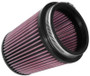 K&N RU-4550 Universal Clamp-On Air Filter - Round Tapered, Cotton Gauze, 5.375" OD x 6" H