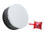 K&N RC-1950 Chrome Top Round Straight Universal Clamp-On Air Filter