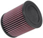 K&N E-1998 Round Replacement Air Filter for 2012-2018 Audi A8 Quattro - Red Cotton Gauze, Lifetime Warranty