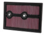 K&N High-Flow Air Filter 33-3004 - Panel Replacement Filter
