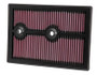 K&N High-Flow Air Filter 33-3004 - Panel Replacement Filter