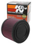 K&N AC-1012 Round Replacement Air Filter for 2012-2016 Arctic Cat Wildcat 1000 - Red Cotton Gauze, Washable, High-Flow