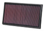 K&N High-Flow Air Filter 33-3005 - Panel Replacement Filter