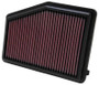 K&N High-Flow Air Filter 33-2468 for 2012-2015 Acura Honda Civic ILX - Panel Replacement Filter
