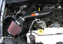 K&N 77-1562KTK Typhoon Cold Air Intake System for 2010-2012 Dodge Jeep Liberty Nitro - Textured Black Tube, Red Filter, 9.15 HP Gain, CARB Legal