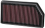 K&N High-Flow Air Filter 33-3008 - Panel Replacement Filter