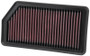 K&N High-Flow Air Filter 33-3008 - Panel Replacement Filter